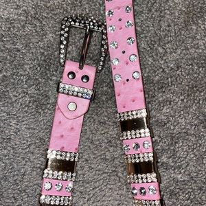 Rhinestone belt